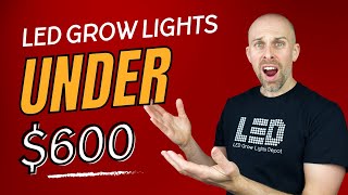 9 CHEAP LED Grow Lights to FULLY cover a 4x4 [upl. by Nylarej943]