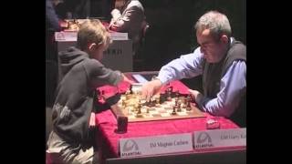 Magnus Carlsen Vs Kasparov [upl. by Elbart]