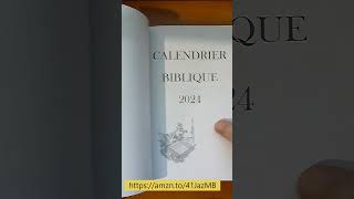 Calendrier Biblique 2024 [upl. by Aicatsanna]