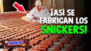 ¿Cómo Se Hacen Los Snickers Proceso En Fábrica [upl. by Obnukotalo]