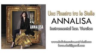 Annalisa  Una finestra tra le stelle  instrumental karaoke HD [upl. by Adna]