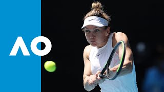 Elise Mertens vs Simona Halep  Match Highlights R4  Australian Open 2020 [upl. by Socram]