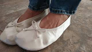 Isotoner slippers ivory [upl. by Rider268]