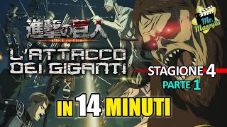 Lattacco dei giganti  4 stag  in 14 minuti Parte 1 [upl. by Annehcu]