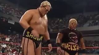 Rikishi amp Showkishi vs Edge amp Christian Tag Team Championship  Raw 050100 [upl. by Siurtemed]