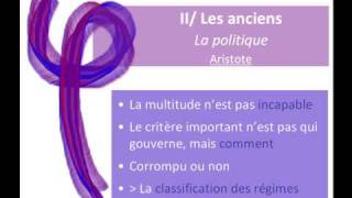 Aristote et la politique [upl. by Odnama84]