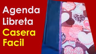 Como Hacer una Agenda o Libreta Casera  Facil y Rapido  Secretosdejessy [upl. by Ahsikyw]