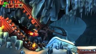 Donkey Kong Country Tropical Freeze  Blurry Flurry 64 100 Walk Through [upl. by Bromley]