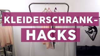 6 geniale Hacks für mehr Ordnung im Kleiderschrank  LIFEHACKS [upl. by Nrobyalc]