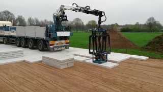 Betonplaten leggen  SIMbeton [upl. by Stiegler]