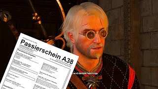 Wir begeben uns in Witcher 3 auf die Suche nach dem Passierschein A38 [upl. by Dorrahs512]