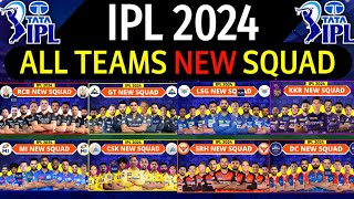 IPL 2024  All Team Squad  IPL Teams 2024 Players List  RCBCSKMIKKRSRHGTDCPBKSRRLSG [upl. by Federico178]