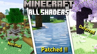 Top 3 best shaders for MCPE 120 modern gamer YT [upl. by Dnomsaj]