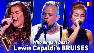 Lewis Capaldi’s BRUISES covers in The Voice  Who sings it best 14 [upl. by Barris]