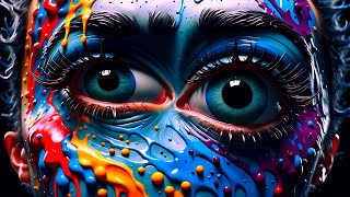 Psychedelic Artistic Distortion AI Generated Art Video Animation Created by Artificial Intelligence [upl. by Sulienroc354]