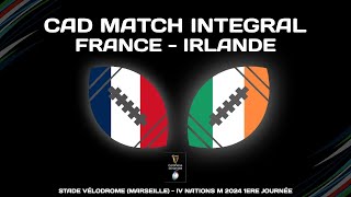 France  Irlande  VI Nations 2024 M  Commentaires AD  Replay 02022024 [upl. by Meelak491]