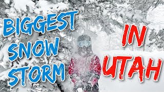 Skiing The Biggest Snow Day of the YEAR [upl. by Eneryt]