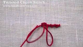 Twisted Chain Stitch [upl. by Obaza870]