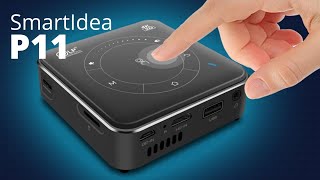 Smartldea P11 Pocket Projector  4K 3D Android 90 24G amp 5G WiFi Bluetooth 50 [upl. by Cynth72]