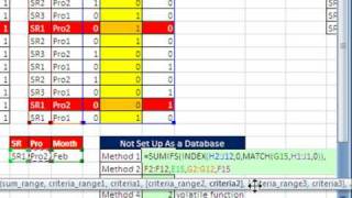 Excel Magic Trick 2975 Conditional Sum for Varying Columns [upl. by Enrol]