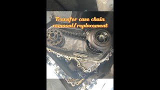 Mercedes W164 X164 W251 series ML350500 GL550 R350500 Transfer case chain removalreplacement [upl. by Statis]