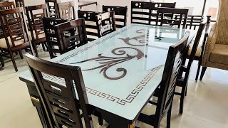 50 Types of Dining table design with price list [upl. by Noterb]