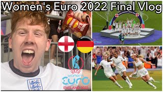 ENGLAND LIONESSES WIN EURO 2022 AS FOOTBALL FINALLY COMES HOME  Women’s Euro 2022 Final Vlog [upl. by Rasec]