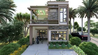 3 BEDROOM  New Small House 6x8 Meter Look Elegant and Perfects Design ides for Small House [upl. by Attena]