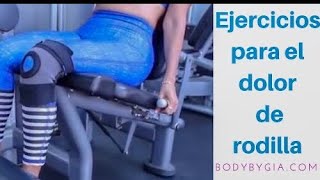 Ejercicios para elimina dolor de rodilla por completo  bodybygia [upl. by Nivahb]