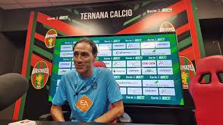 INTERVISTE POST GARA TERNANA CALCIO vs AC REGGIANA [upl. by Enrique]