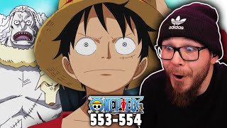 LUFFY USES CONQUERORS HAKI One Piece REACTION [upl. by Noah]