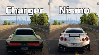 NFS Unbound Dodge Charger RT vs Nissan GTR Nismo  WHICH IS FASTEST Drag Race [upl. by Haisoj]