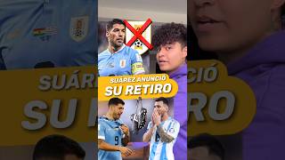 Luis Suárez anunció su retiro de la Selección de Uruguay 🇺🇾 shorts futbol viralvideo football [upl. by Sadick]