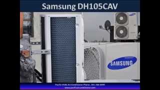 3 Ton samsung concealed heat pump system installtion in NYwmv [upl. by Ellenad]