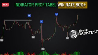 STRATEGI TRADING MENGGUNAKAN KOMBINASI INDIKATOR DENGAN WIN RATE 80 [upl. by Tamar]