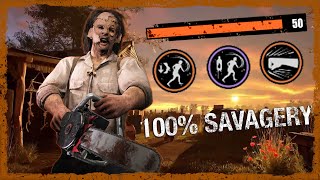 Leatherface 100 DAMAGE Build  The Texas Chainsaw Massacre [upl. by Manning]