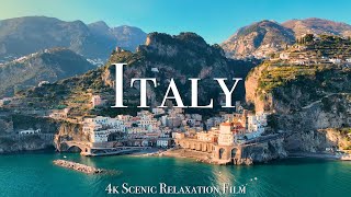 Italy 4K  Scenic Relaxation Film With Uplifting Music [upl. by Fagen]