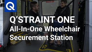 QSTRAINT ONE AllinOne Wheelchair Securement Station [upl. by Noyart354]