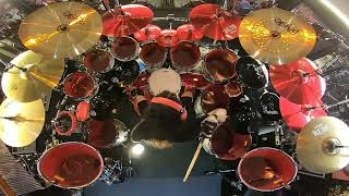 Aquiles Priester Playing WASP Opening Medley Drum Cam wasp blackielawless [upl. by Nivag]