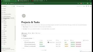 notion  project management [upl. by Elicec214]