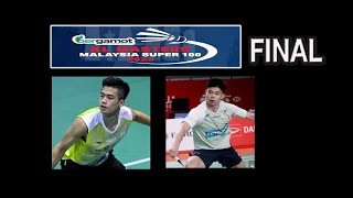 2023 Malaysia Super100 Final MS Chia Hao LEE vs LEONG Jun Hao [upl. by Yuria]