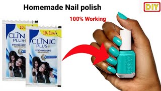 How to make Nail Polish at home DIY homemade Nail polishHandmade Nail polishNail Polish making [upl. by Ynoyrb]