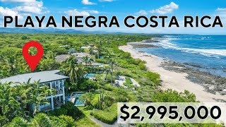 Costa Rica Oceanfront Luxury Home Casa Ohana at Playa Negra [upl. by Rosaleen]