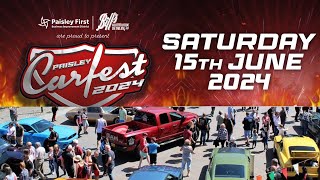 Paisley’s CarFest 2024 Scotland معرض السيارات القديمة في أسكتلندا [upl. by Dnaltiac328]