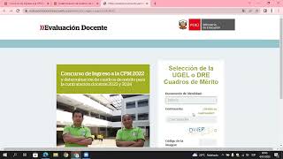 TUTORIAL Determinación de cuadros de mérito para contratación docente 20232024 [upl. by Kelam642]