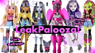 🎀💀MONSTER HIGH💀🎀 NEWS❗️ G3 Catty G3 Spectra Dolls REVEALED Core Refresh Cleo Frankie amp MORE🔥🍵 [upl. by Einneg]