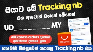 AliExpress orders දානවනම් මේ Tracking nb එක ගැන අනිවාර්යෙන් දැනගන්න  UDMY Tracking  SL TEC MASTER [upl. by Shane402]