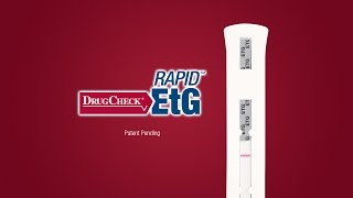 DrugCheck Rapid EtG Procedure Video [upl. by Hew]