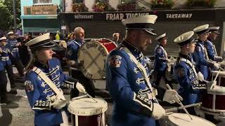 Quilly True Blues Dromore  Downshire Guiding Star band parade 2024 clip 2 [upl. by Luci]