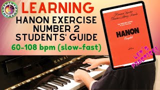 Hanon Exercise No2  Series 1  Students Piano Guide [upl. by Hurwitz888]